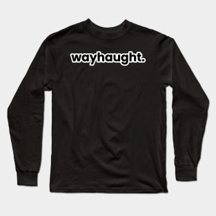 wayhaught. black. Wynonna Earp Long Sleeve T-Shirt